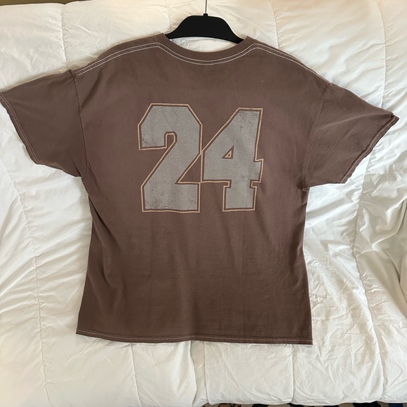 Nordstrom Brown 'Paris' Short Sleeve Tee - Picture 3 of 3
